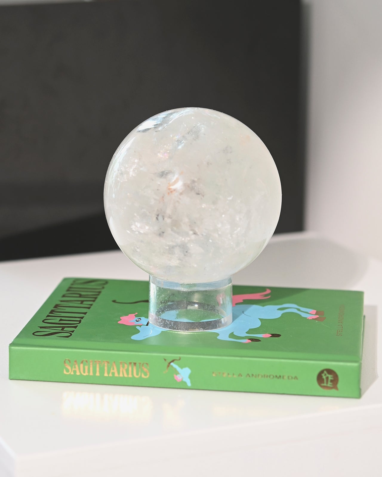 2lbs Clear Quartz Sphere - Natural Healing Crystal for Meditation, Reiki, and Home Decor | Perfect for Energy Work, Chakra Balancing & Spiritual Gifts