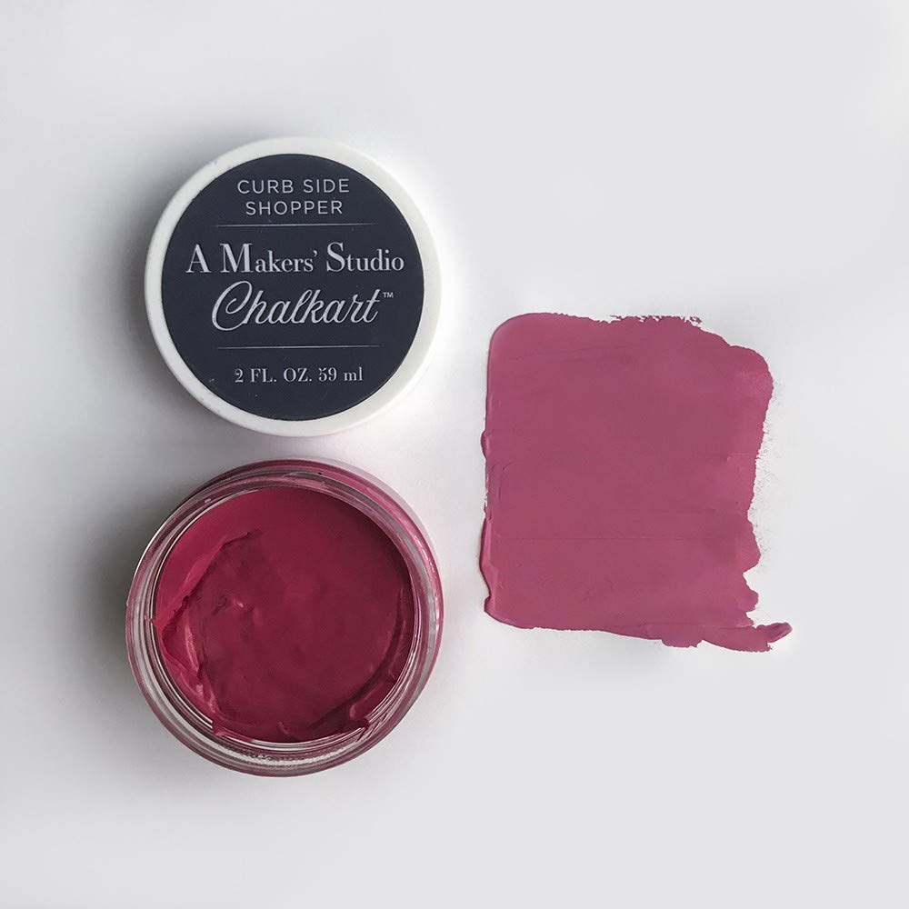 Premium Chalk Paste Paint for DIY Crafts - Non-Toxic Chalk Art Paint for Mesh Stencils, Wood Signs, Glass & Non-Porous Surfaces (2 oz) - Perfect for Home Decor, Wedding Signs & Creative Projects