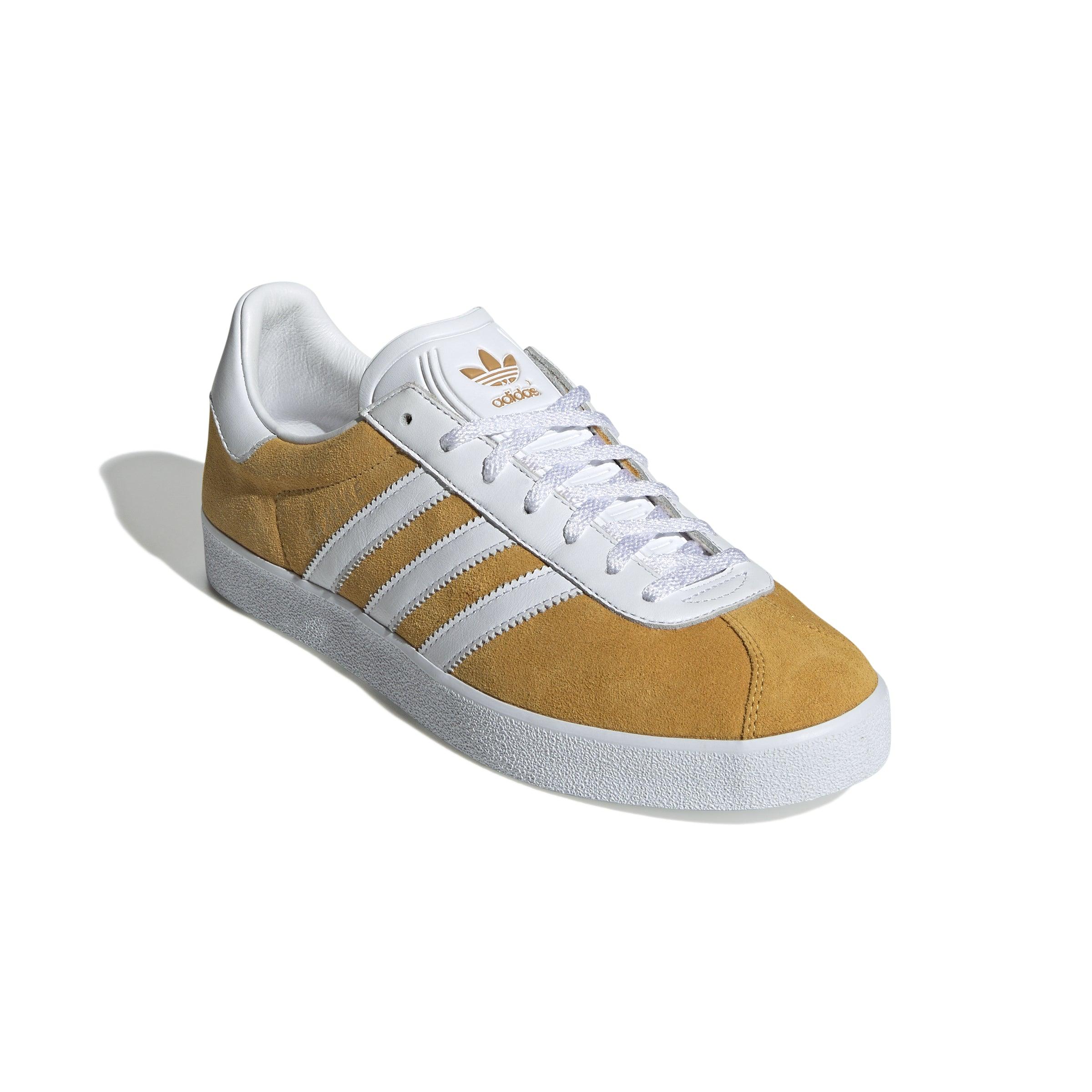 Gazelle 85 'Preloved Yellow' Sneakers - Vintage Adidas Originals for Men & Women - Perfect for Casual Wear, Street Style & Retro Fashion