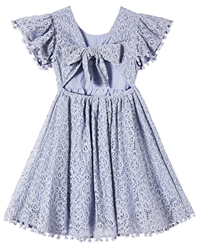 Tie Back- Dusty Blue