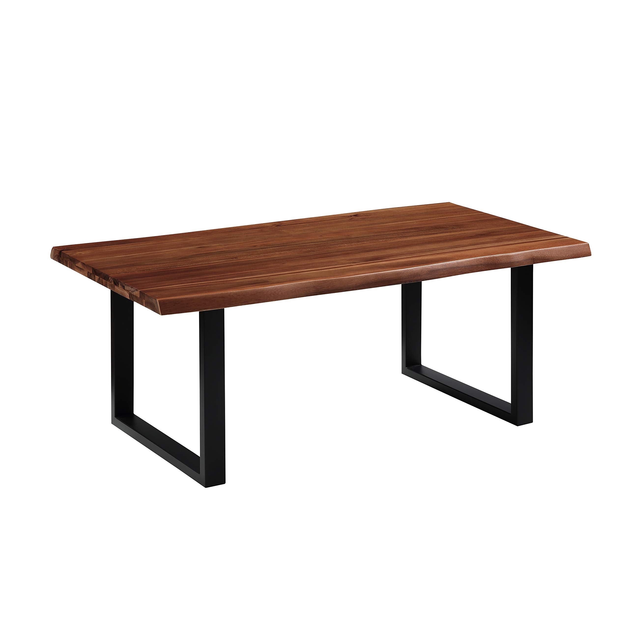 Handcrafted Oregon Live Edge Coffee Table - Natural Wood Dining Table for Living Room, Rustic Modern Home Decor, Perfect for Farmhouse & Contemporary Spaces