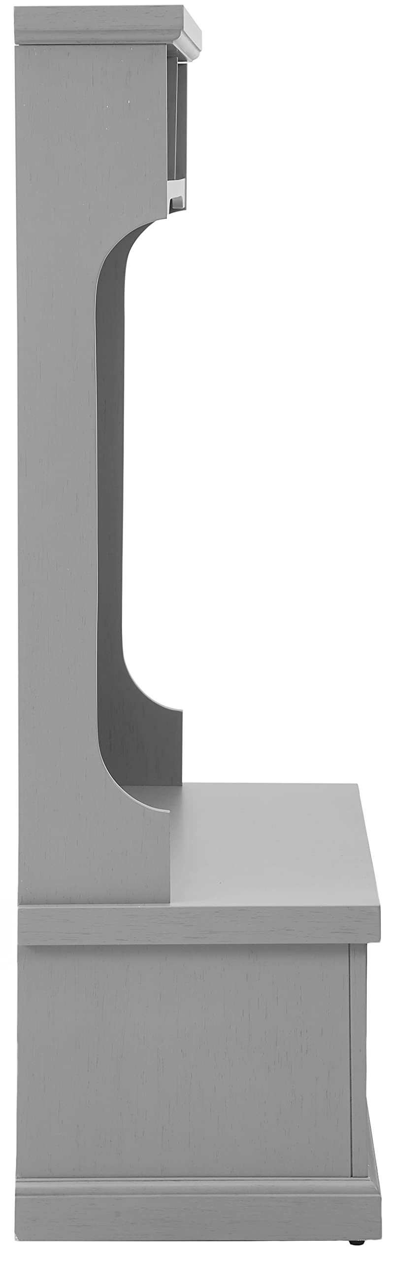 Crosley Furniture Seaside Hall Tree with Shoe Rack Bench & Coat Hooks - Entryway Storage Organizer in Distressed Gray - Perfect for Mudrooms, Foyers & Small Spaces