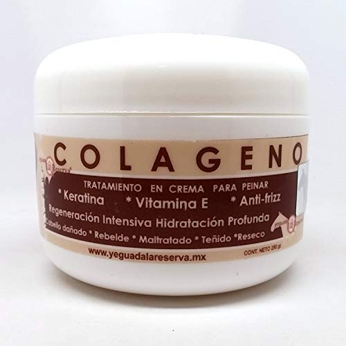 Alebrije Imports Collagen & Keratin Hair Treatment with Vitamin E - 250g Anti-Frizz Serum for Long, Strong & Shiny Hair - Perfect for Damaged Hair Repair & Daily Smoothing Styling