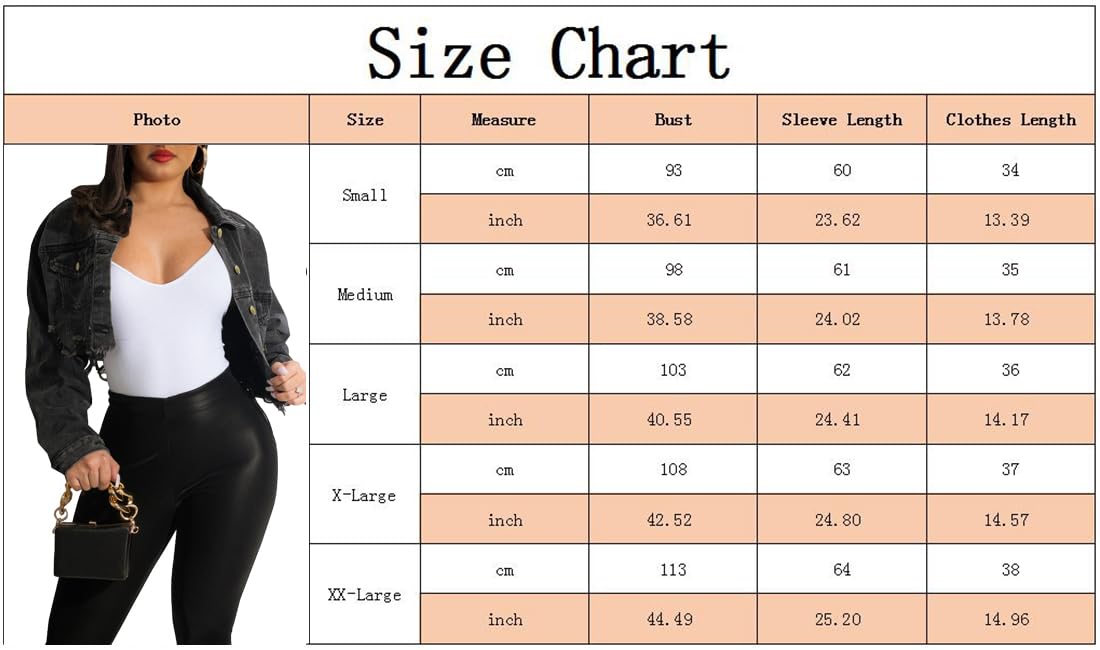 ZERMOM Women's Cropped Denim Jacket - Button Down Long Sleeve Fitted Jean Coat for Spring & Fall Fashion | Casual Outfits, Streetwear, Layering Styling