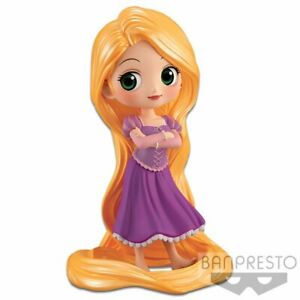 Disney Q Posket Girlish Charm Rapunzel [Purple Dress] - Cute Anime-Style Collectible Figure for Disney Fans & Home Decor