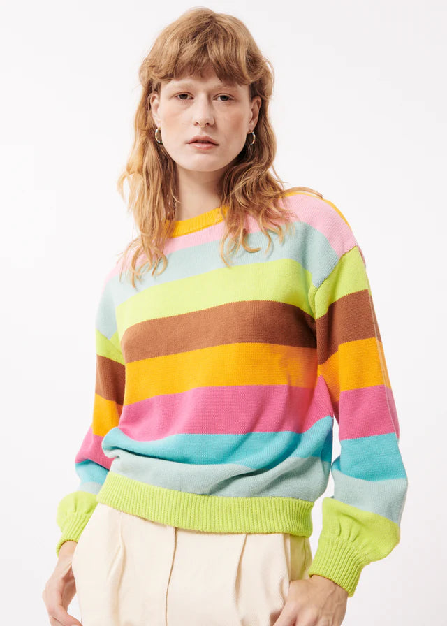 Emmy Stripe Jumper - Multicolor Women's Knit Sweater | Perfect for Casual Wear, Fall Fashion & Cozy Outfits