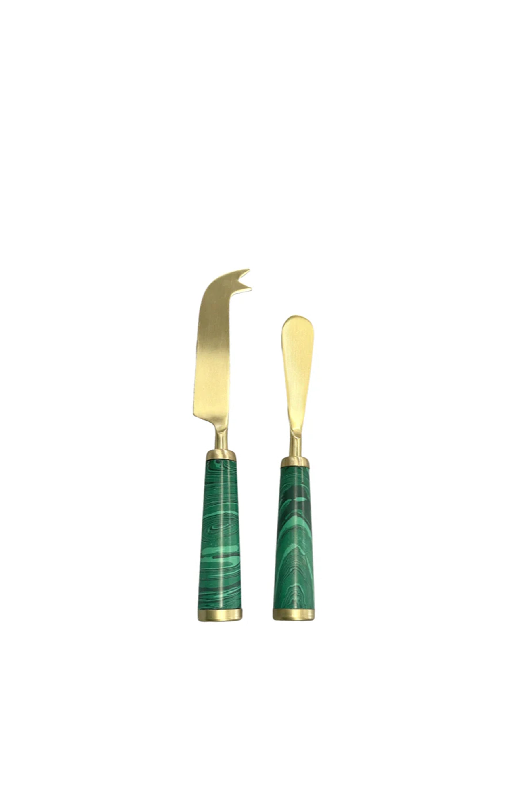 Premium Husk Cheese Set - Elegant Green & Gold Cheese Board with Knives - Perfect for Wine Tasting Parties, Charcuterie Boards & Gourmet Entertaining