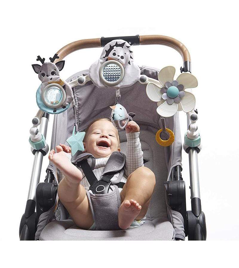 Tiny Love Magical Tales Black & White Stroller Toy Arch - High Contrast Baby Toys for Visual Stimulation - Perfect for Newborns & Infants on Strollers, Car Seats & Playmats
