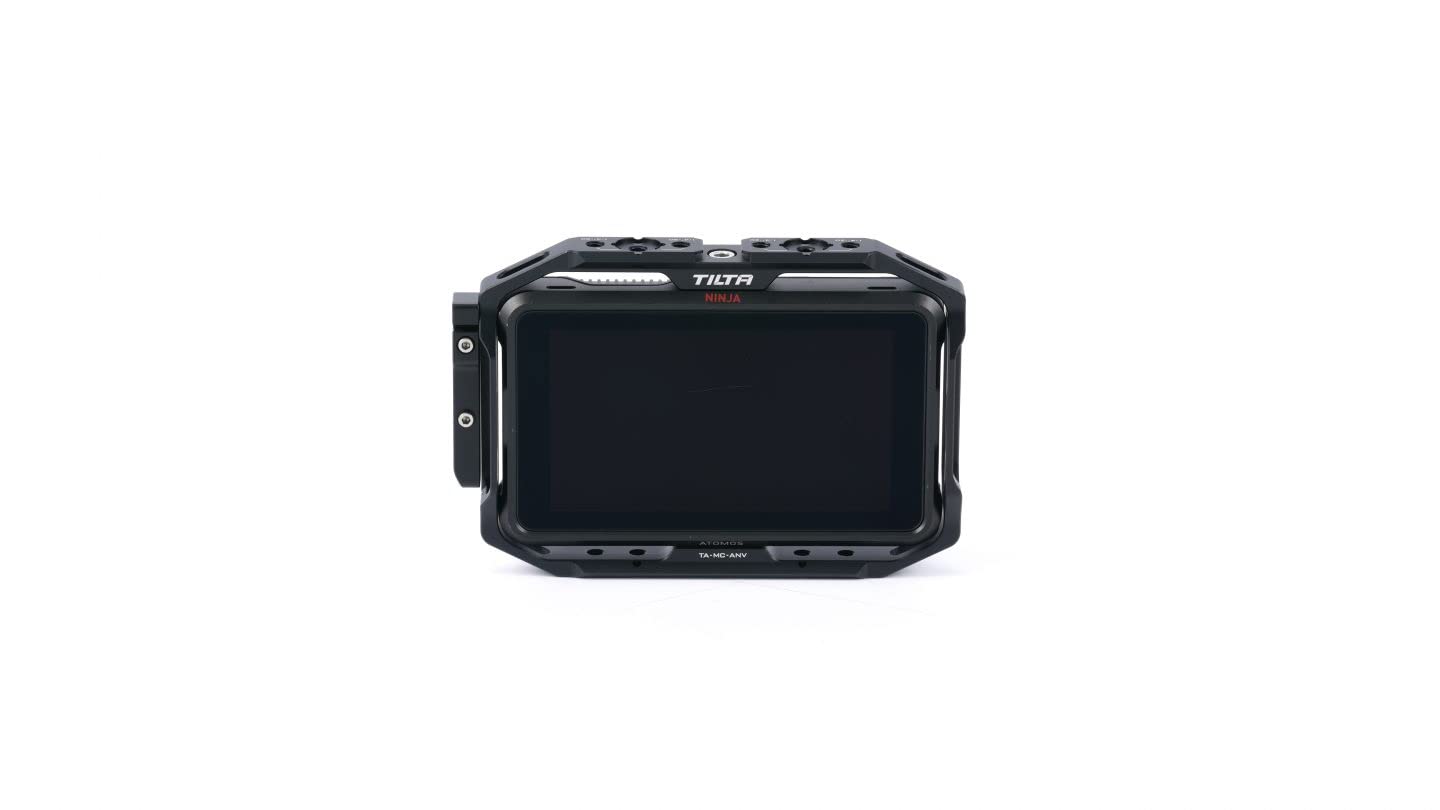 Tilta Monitor Cage for Atomos Ninja V - Black (TA-MC-ANV-B) | Durable Aluminum Alloy Camera Rig | Perfect for Filmmaking, Vlogging & Professional Video Production