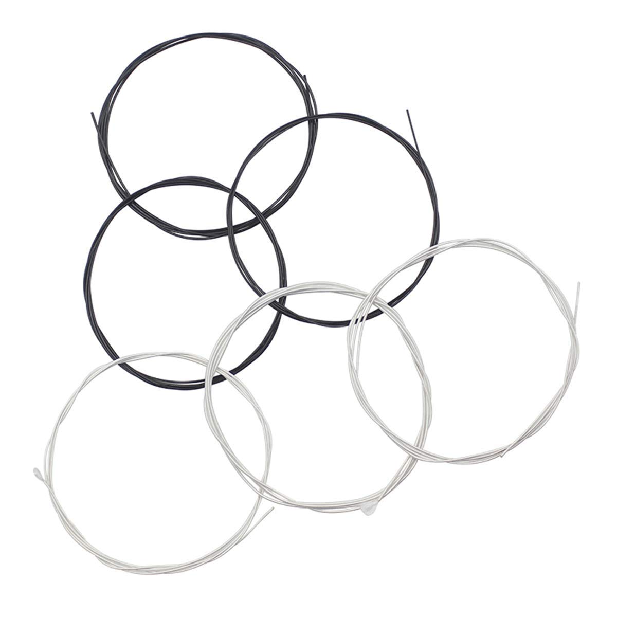 Premium Classical Guitar Strings Set - 3 Full Sets with Black Nylon (E-1st, B-2nd, G-3rd) & Silver-Plated Copper Wound Nylon Core (D-4th, A-5th, E-6th) | Perfect for Beginners, Professionals & Live Performances