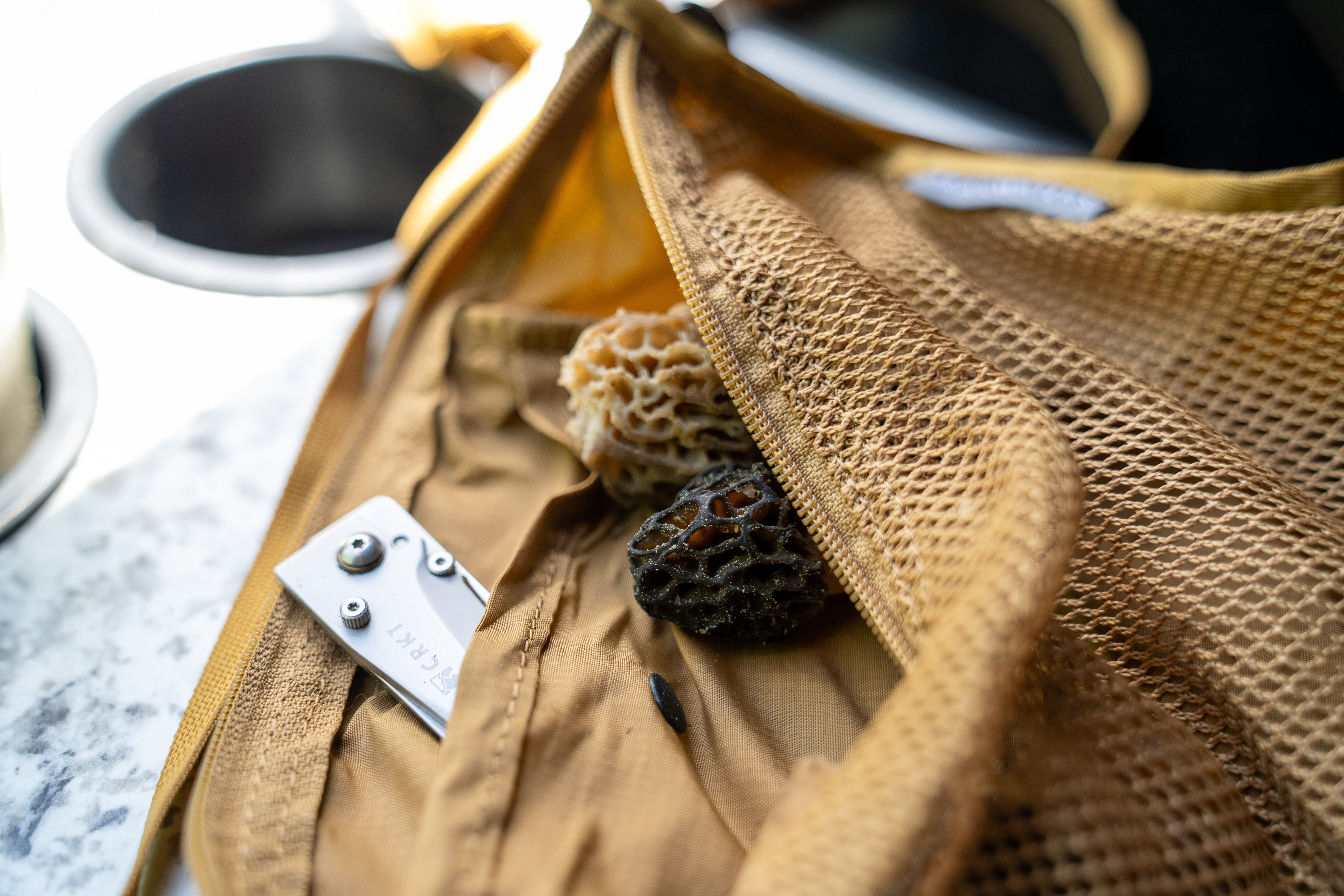 Forager Bag - Durable & Lightweight Gathering Pouch for Outdoor Hiking, Camping & Wildcrafting | Perfect for Mushroom Hunting, Berry Picking & Nature Exploration