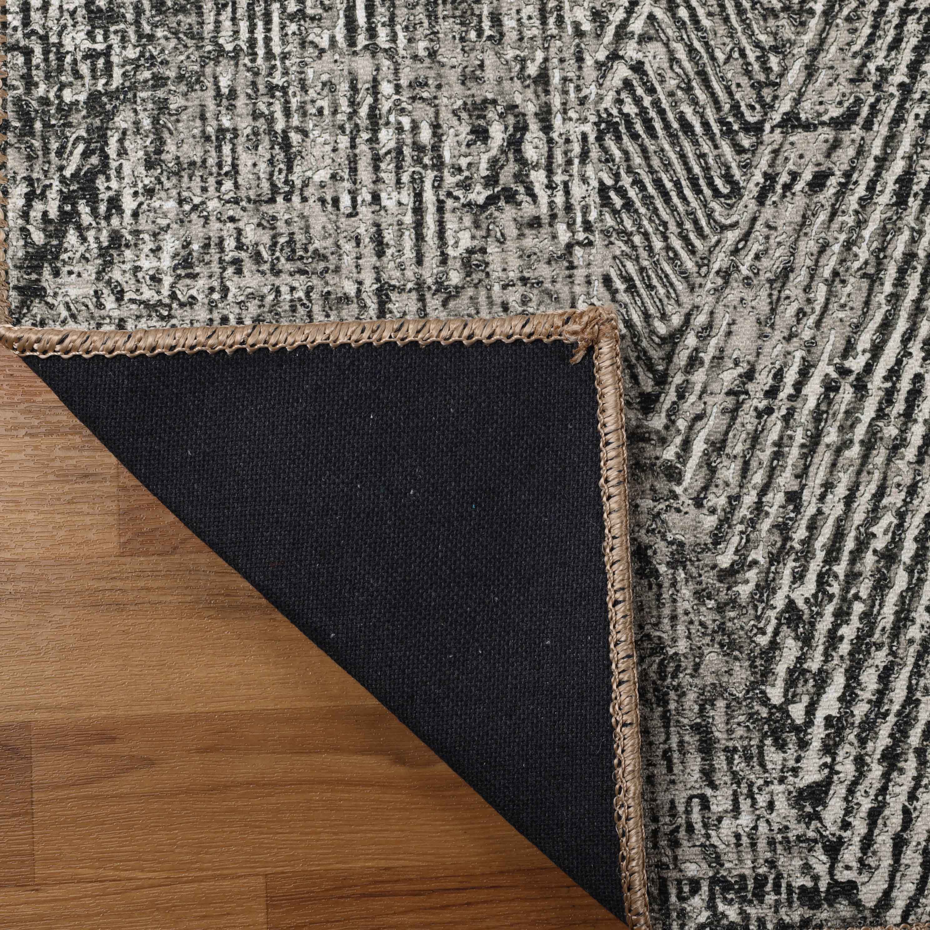 Modern Geometric Power Loomed Indoor Area Rug - Non-Slip Living Room Carpet, Bedroom Runner Rug for Home Decor - Perfect for Living Spaces, Bedrooms & Offices
