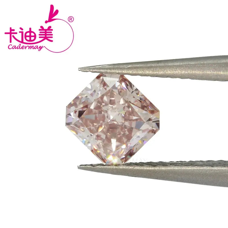 1.511CT VS1 Clarity Light Brown CVD Lab Grown Diamond Loose Stone - Radiant Shape EX Cut for Jewelry Making, Engagement Rings & Custom Designs