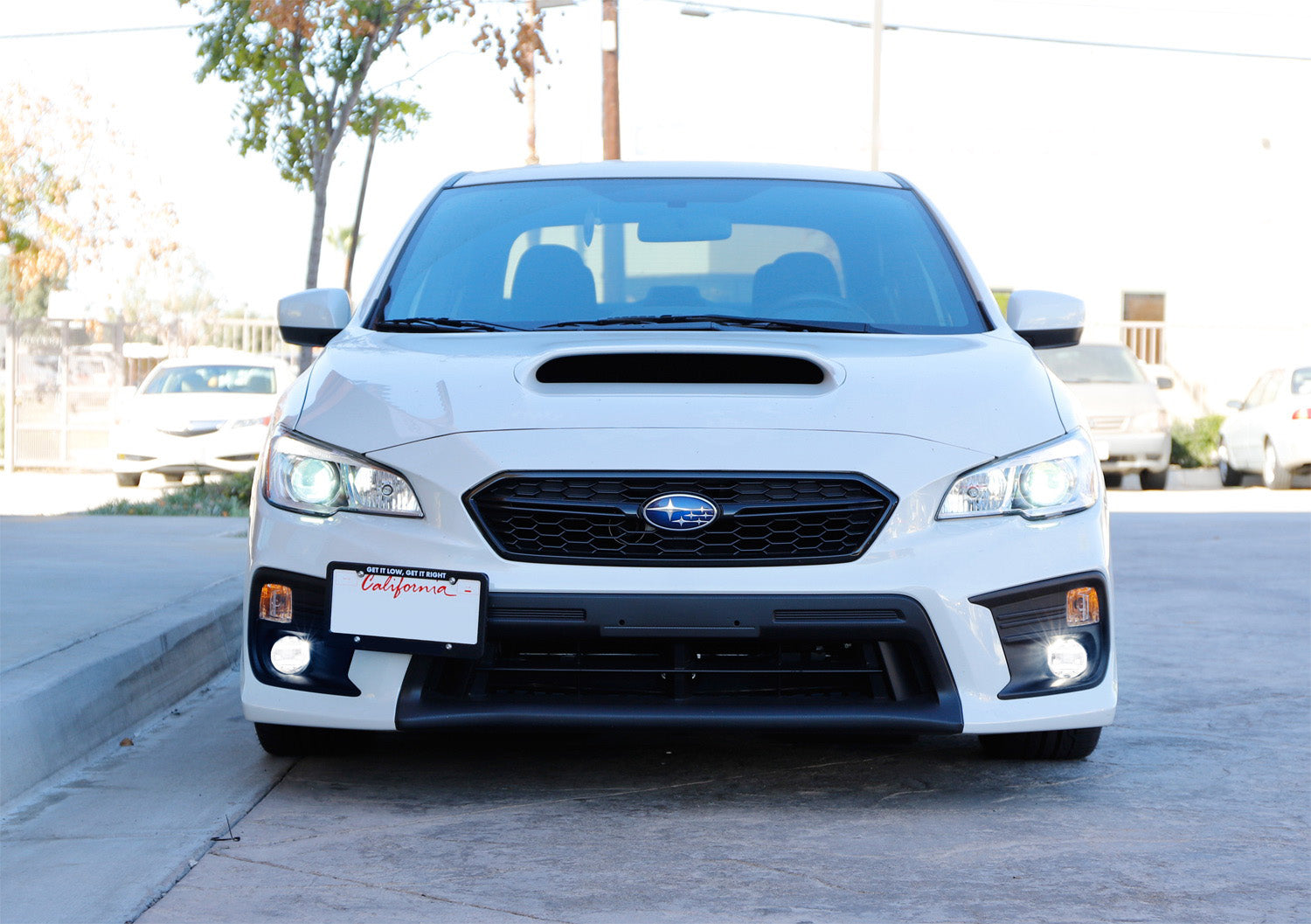High-Performance Clear Lens CREE XB D LED Fog Lights for 2018-2021 Subaru WRX & STi - Durable Projector Beam for Enhanced Visibility in Foggy & Low-Light Conditions