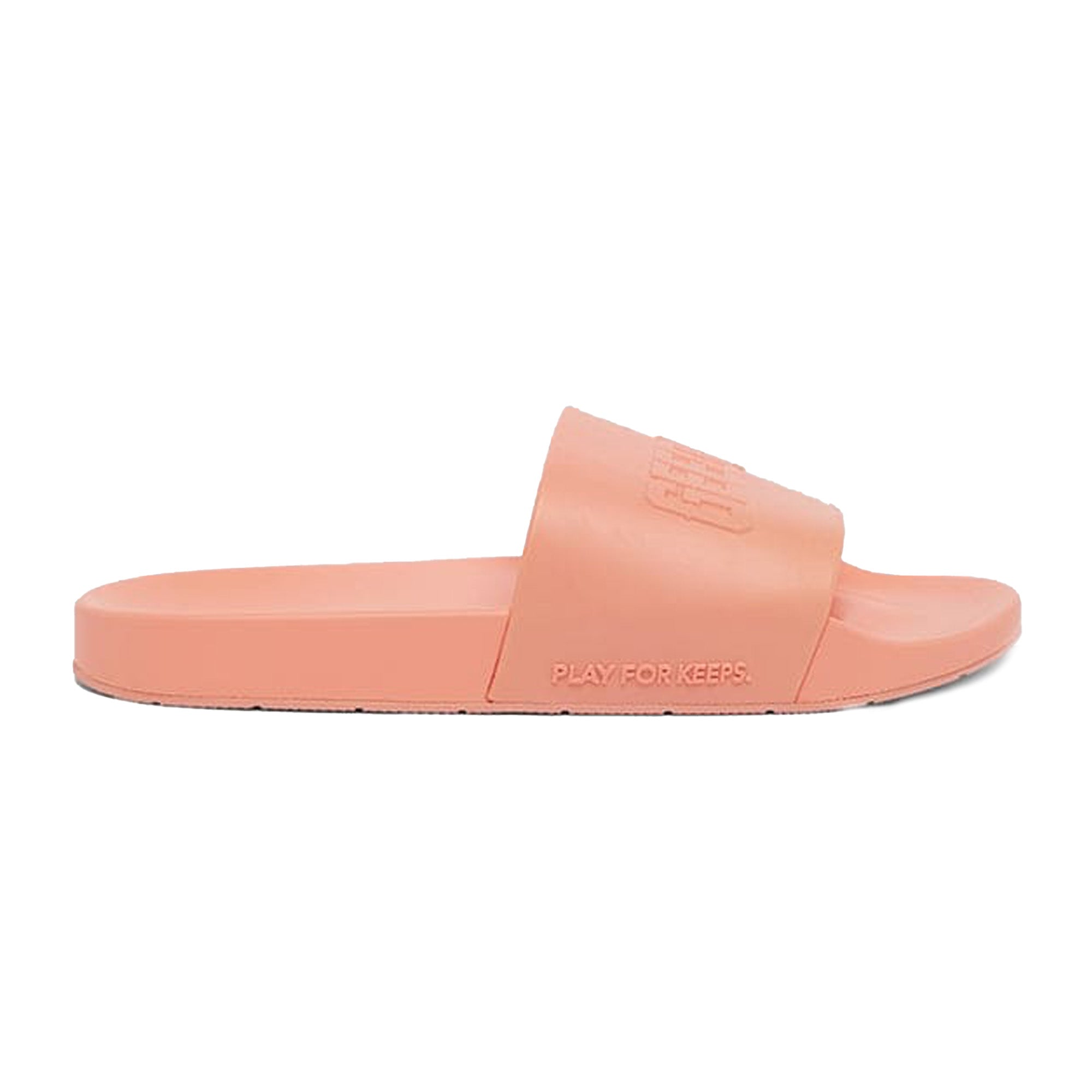Geedup Core Logo Emboss Slides for Men & Women - Soft Peach Color Comfortable Summer Slides (2025) | Perfect for Beach, Pool, and Casual Wear