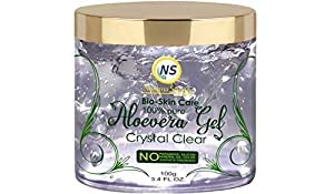 Nuerma Science Pure Aloe Vera Gel with Vitamin E for Face, Skin & Hair Care – 100g – Soothes Sunburn, Hydrates Dry Skin & Conditions Hair Naturally
