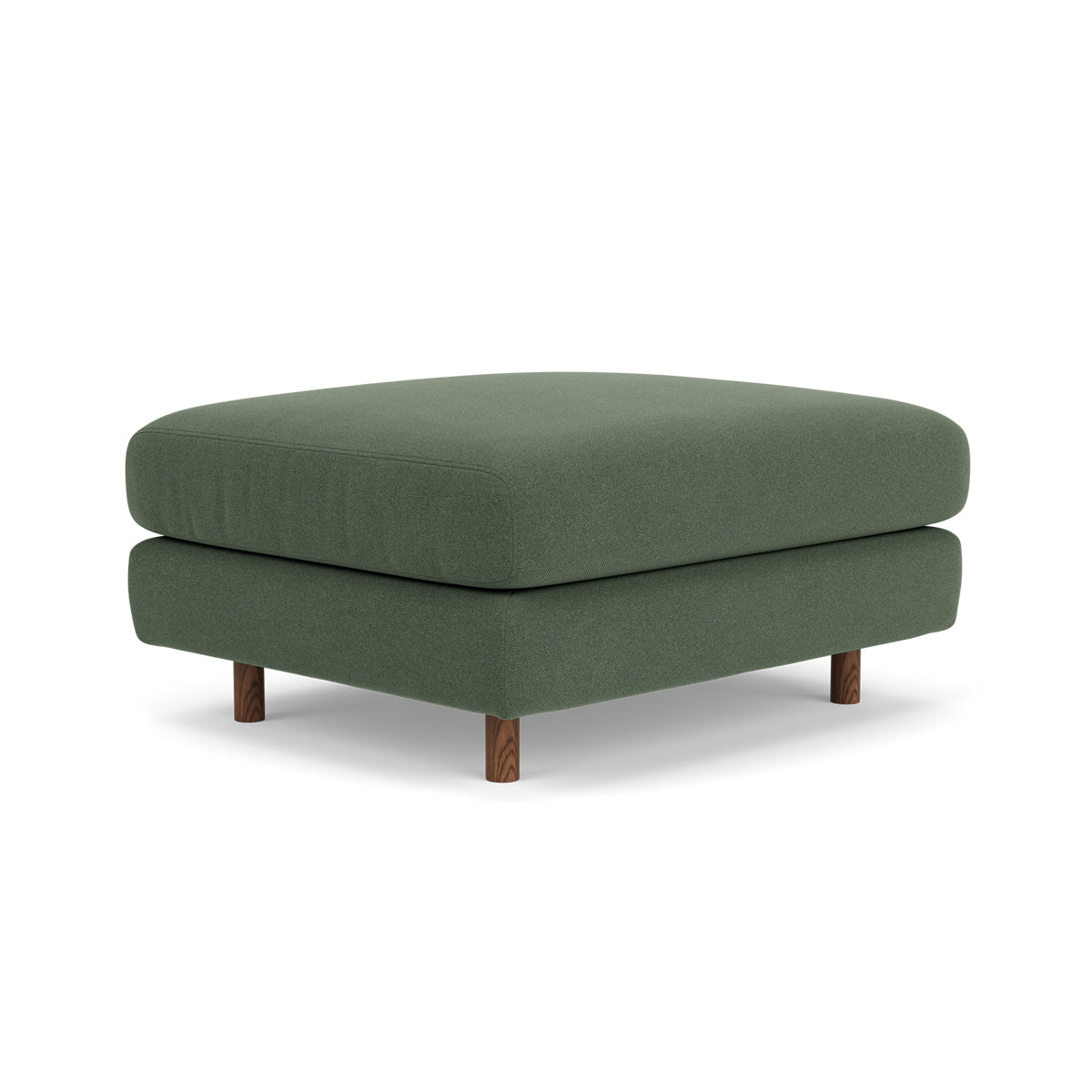Dylan Fabric Ottoman - Soft and Stylish Footrest, Storage Bench, Living Room Accent Piece - Perfect for Small Spaces, Bedroom, or Lounge Area