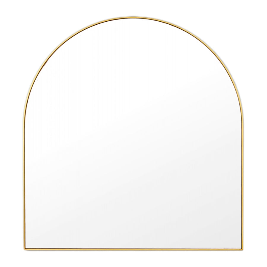 Bjorn Arch Mirror - Antique Brass Wall Mirror for Bathroom, Bedroom & Living Room Decor - Vintage Style Full-Length Mirror with Elegant Arch Design