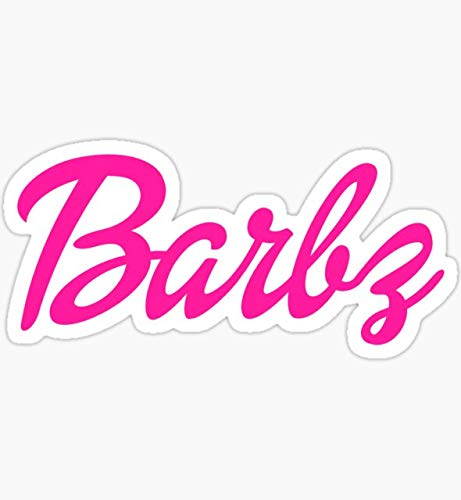 Barbz Sticker - Premium Vinyl Decal for Cars, Trucks, Laptops, Walls & Windows - Waterproof & UV Resistant - Perfect for Personalizing Vehicles, Tech Devices & Home Decor
