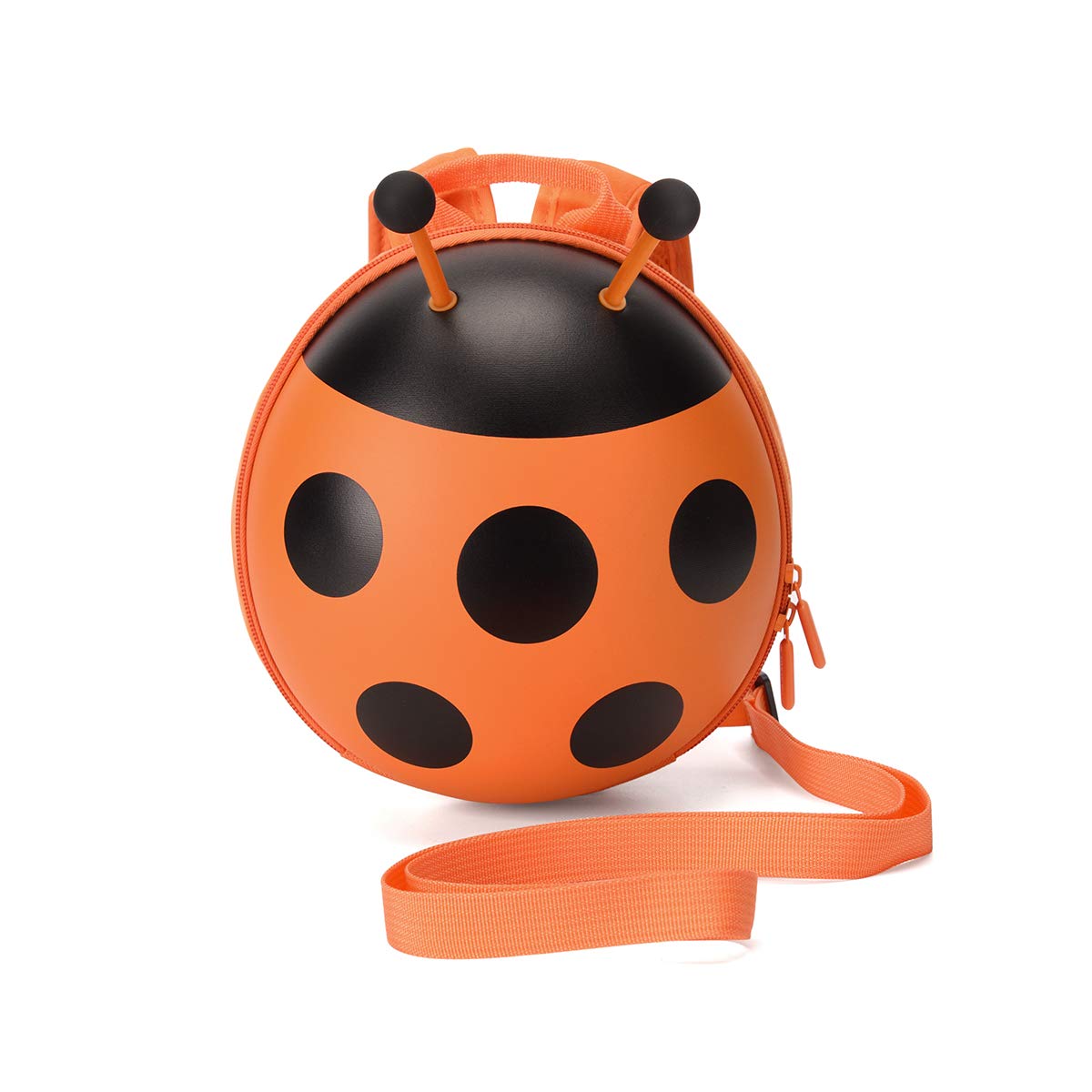 Small Ladybug Toddler Leash Harness Backpack - Anti-Lost Safety Walking Backpack for Kids (Orange) | Perfect for Outdoor Adventures, Shopping & Travel