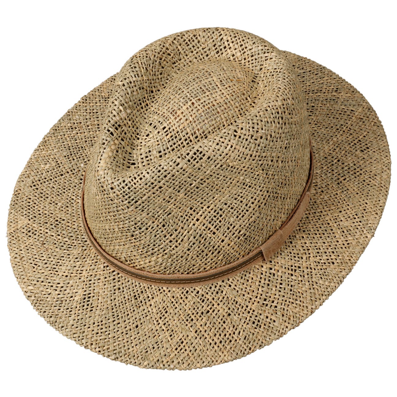 Lierys Parsell Traveller Straw Hat - Wide Brim Sun Hat for Women & Men - Breathable & Lightweight Summer Beach Hat for Travel, Outdoor, and Vacation