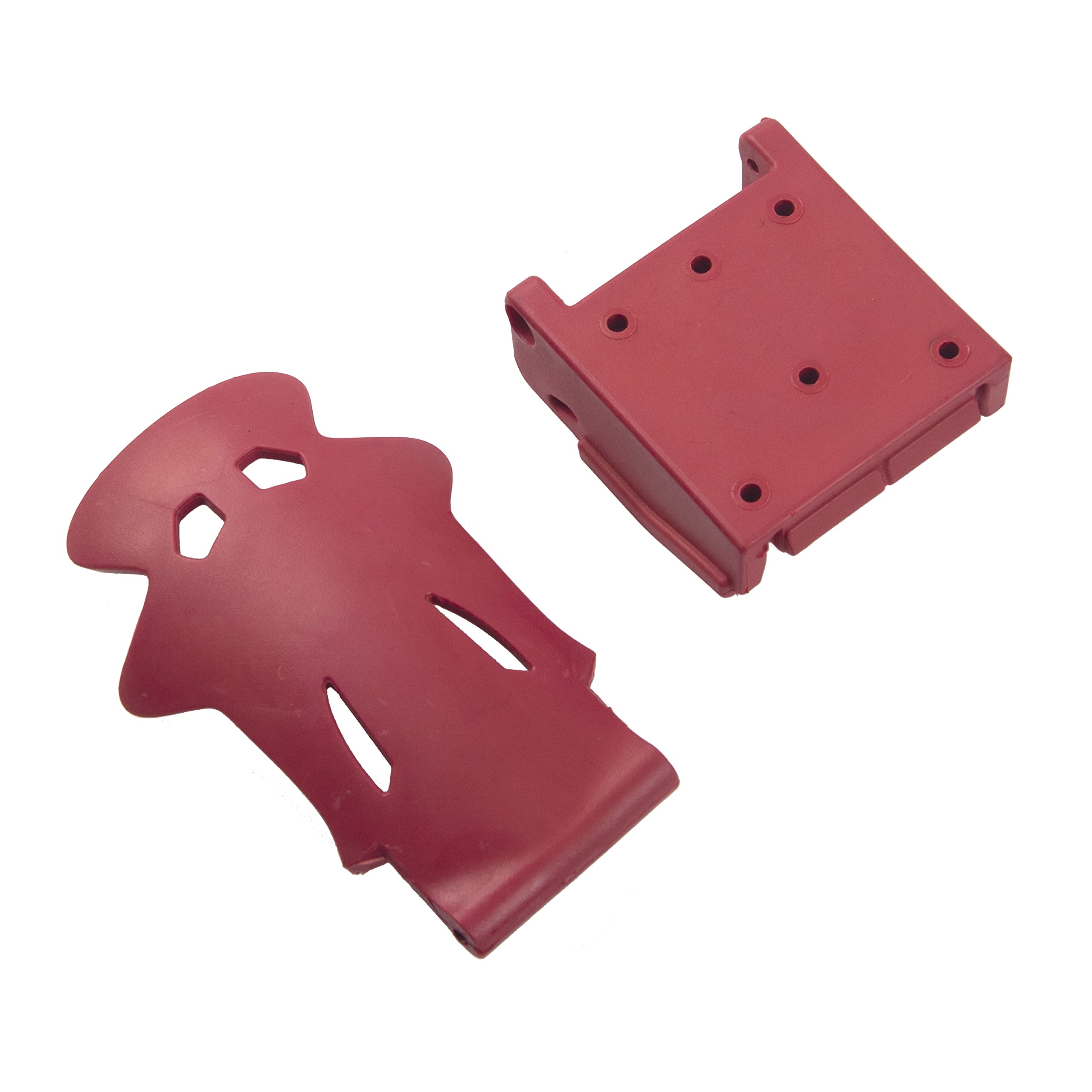 2Pcs Vgoohobby Plastic RC Toy Car Seat Simulation Accessories - Compatible with Traxxas TRX-4, Axial SCX10 90046, Tamiya CC01 1/10 Scale RC Crawler (Red) - Perfect for DIY RC Car Interior Upgrades and Realistic Crawler Scenes