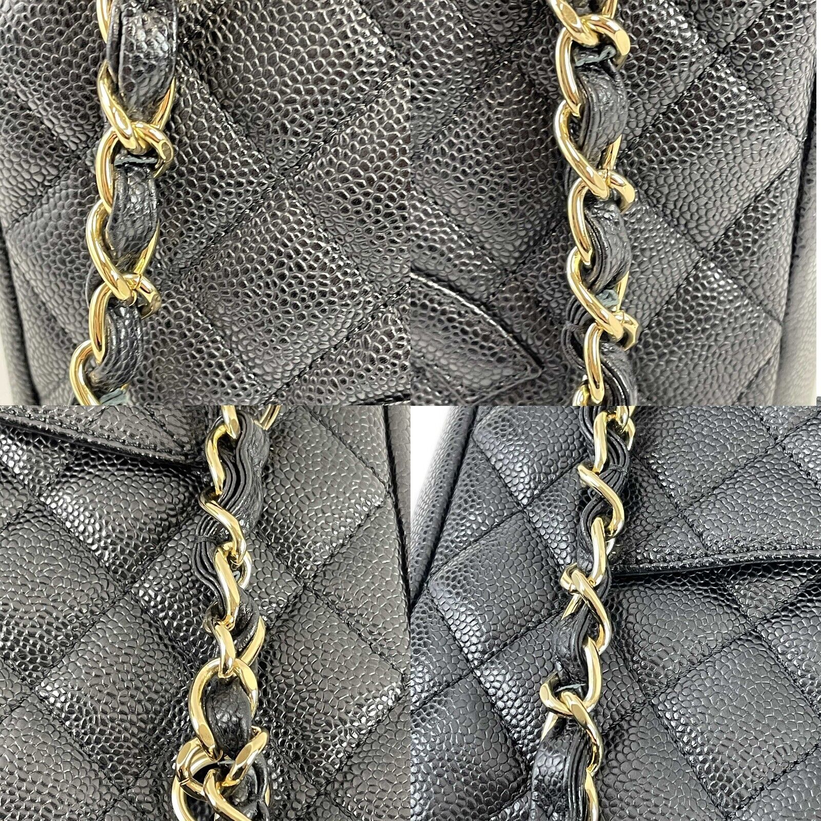 Chanel Excellent Petite Shopping Tote Caviar PST 2016 Black Leather Handbag for Women | Luxury Designer Shoulder Bag for Work, Travel & Everyday Use