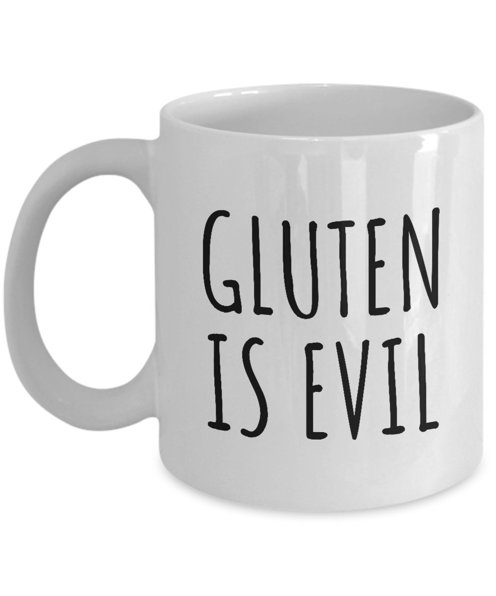 Gluten Free Ceramic Mug - Perfect Gift for Celiac Disease Awareness - Safe & Stylish Coffee Cup for Gluten-Sensitive People - Ideal for Home, Office & Thoughtful Gifts
