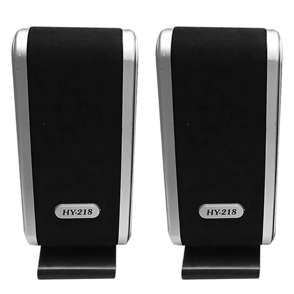 Garneck USB Powered Desktop Speakers - High Sound Quality Multimedia Mini Loudspeaker for Laptop, Computer, Tablet, Phone - Perfect for Home Office, Gaming, and Entertainment