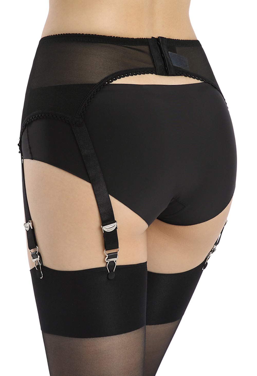 Stretchy Mesh Thigh Garter Belt - Adjustable Lingerie Suspender Strap for Stockings & Hosiery | Perfect for Bridal, Cosplay & Intimate Wear