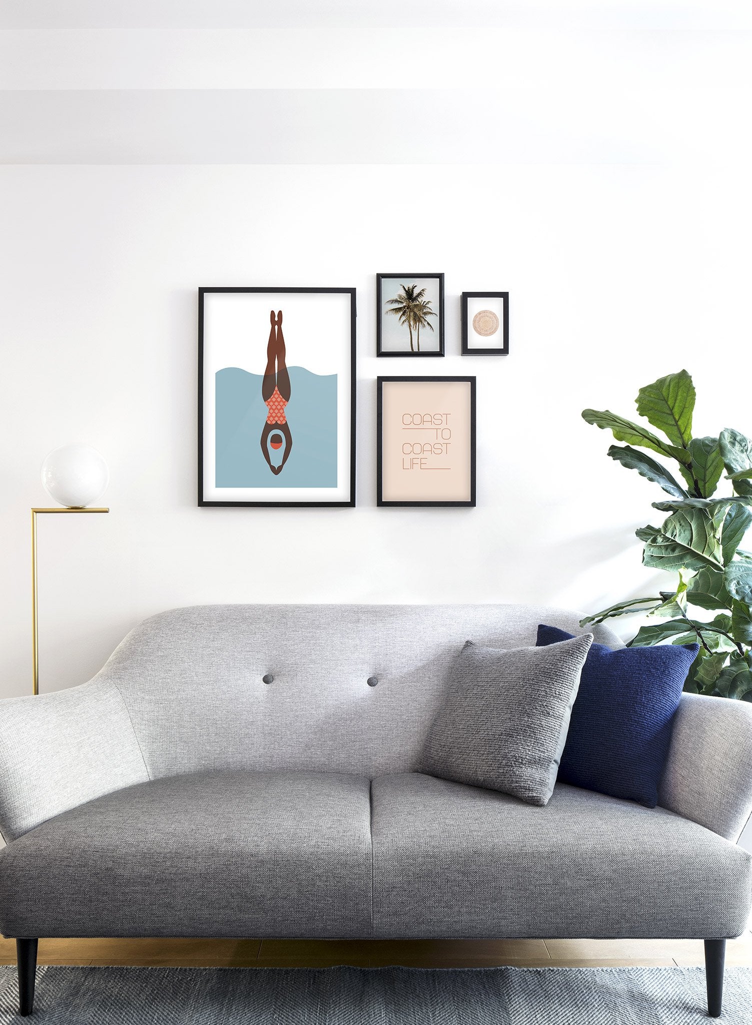 Dive In Poster - Motivational Wall Art for Home & Office Decor - Perfect for Living Room, Bedroom, or Workspace Inspiration