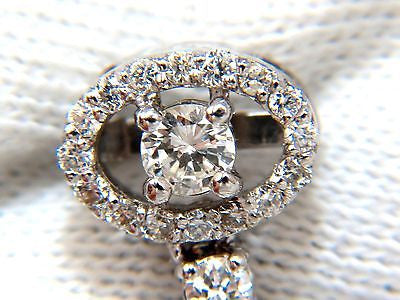 10.90CT Natural Zircon Diamond Dangle Drop Earrings in 14K Gold - Elegant Statement Jewelry for Weddings, Parties & Special Occasions