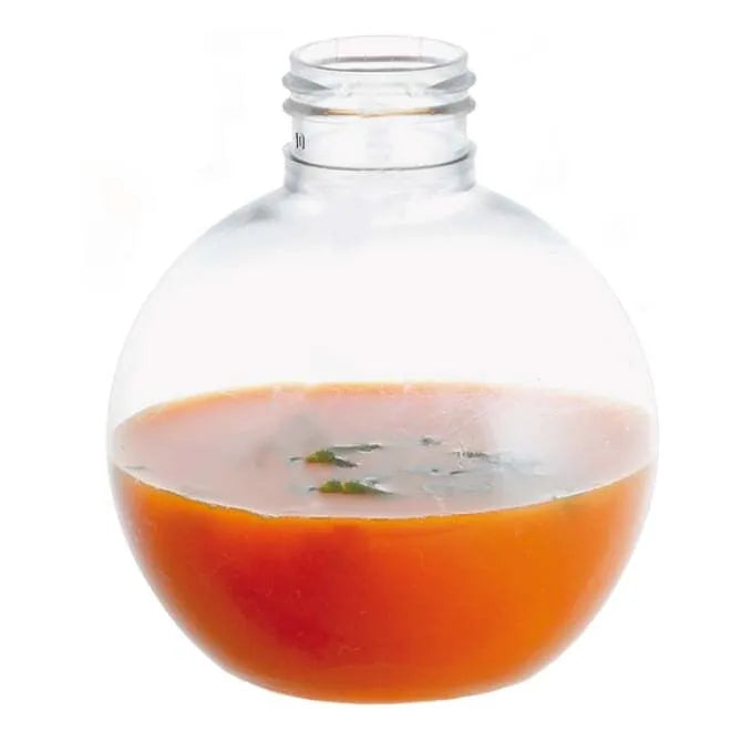 Comatec Sfera Sphere Bottle - Premium Glass Water Bottle with Unique Design (Cap Sold Separately) - Perfect for Home, Office, Gym & Outdoor Activities