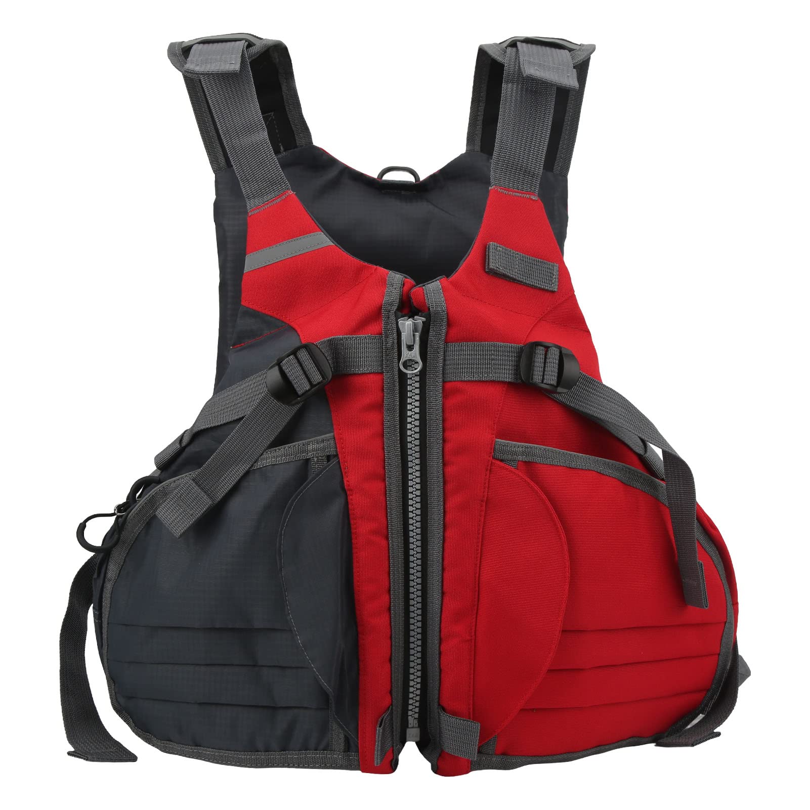 **Breathable Adjustable Fishing Vest Backpack for Men & Women - Lightweight Mesh Fly Fishing Gear for Outdoor Adventures - Perfect for Hiking, Camping, and Angling**