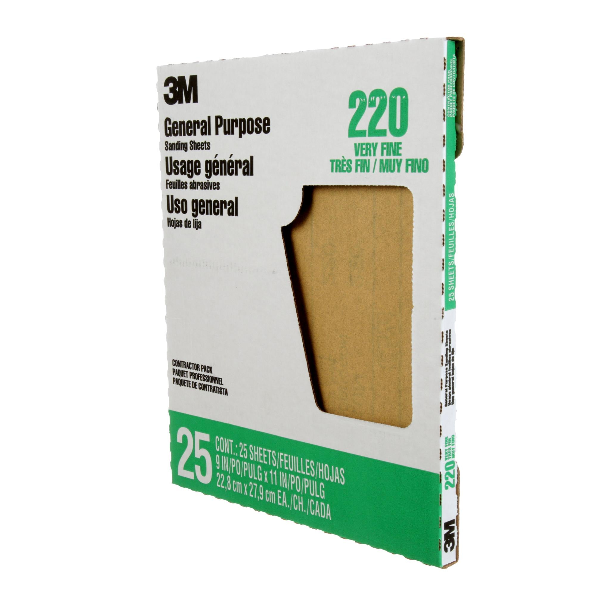 3M Aluminum Oxide Sandpaper 99401NA M, 9