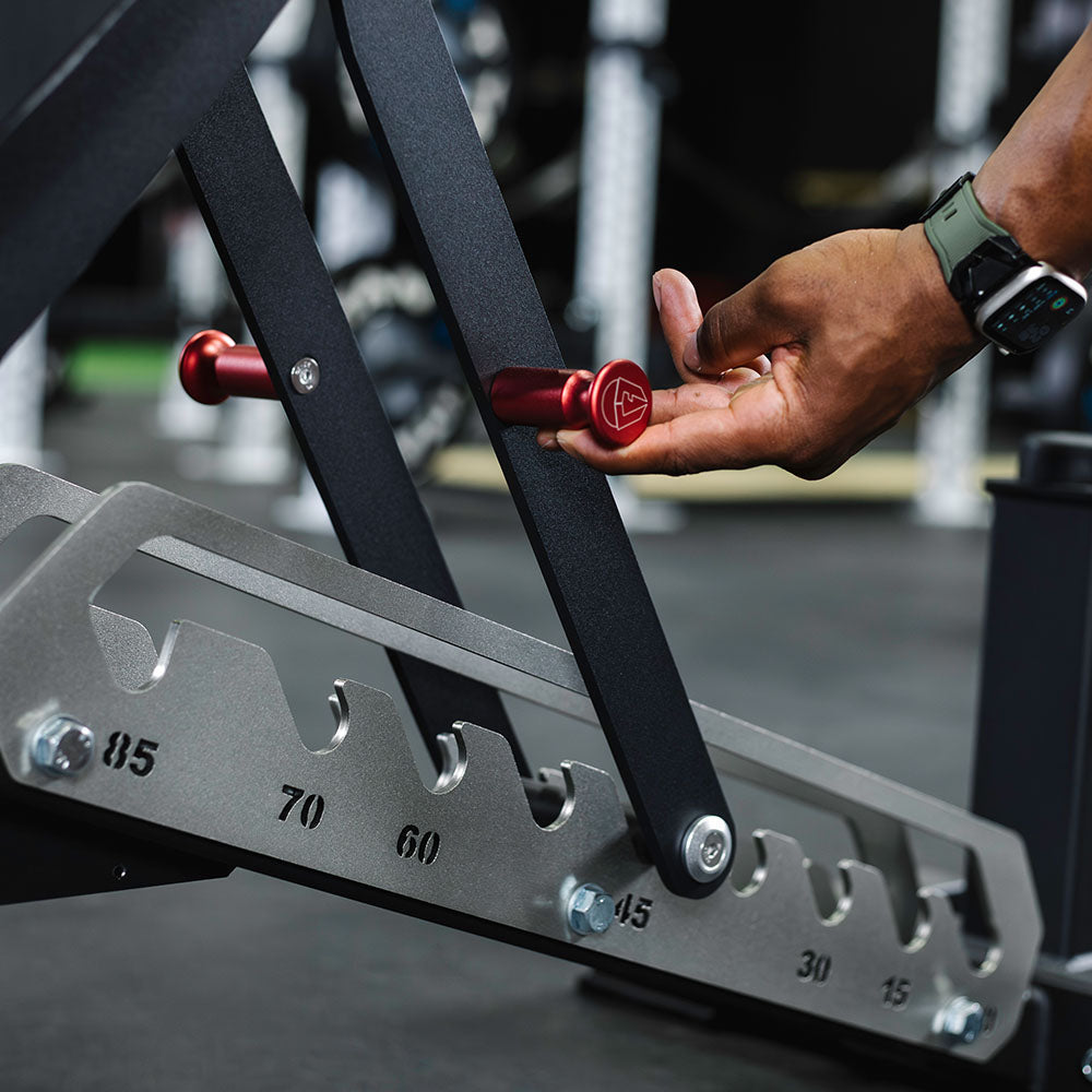 TITAN Series Adjustable Weight Bench for Home Gym - Heavy Duty Flat Incline Decline Workout Bench for Strength Training & Bodybuilding | Perfect for Small Spaces & Full-Body Exercises