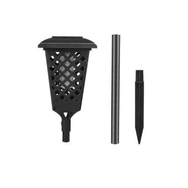 DECOLITE Solar-Powered LED & UV Bug Zapper Lamp - Outdoor Mosquito Killer for Patio, Garden, and Backyard - 49029