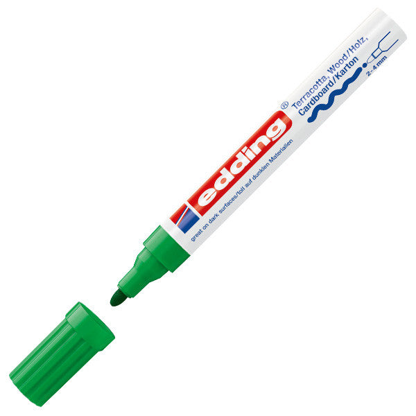edding 4000 Matt Paint Marker - Medium Point Permanent Marker for Metal, Glass, Plastic - Ideal for DIY Crafts, Signage & Industrial Labeling