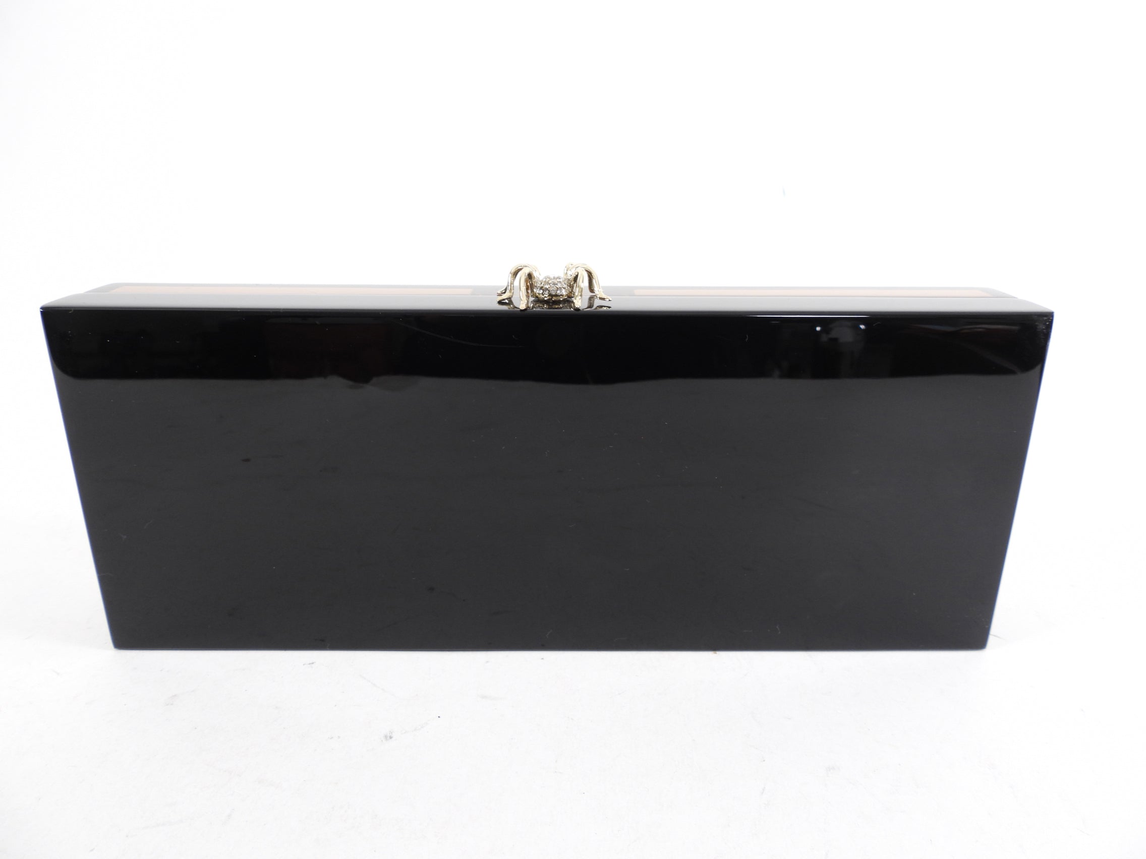 Charlotte Olympia Acrylic Resin Evening Clutch Box Bag - Elegant Women's Party Purse for Weddings, Galas & Special Occasions