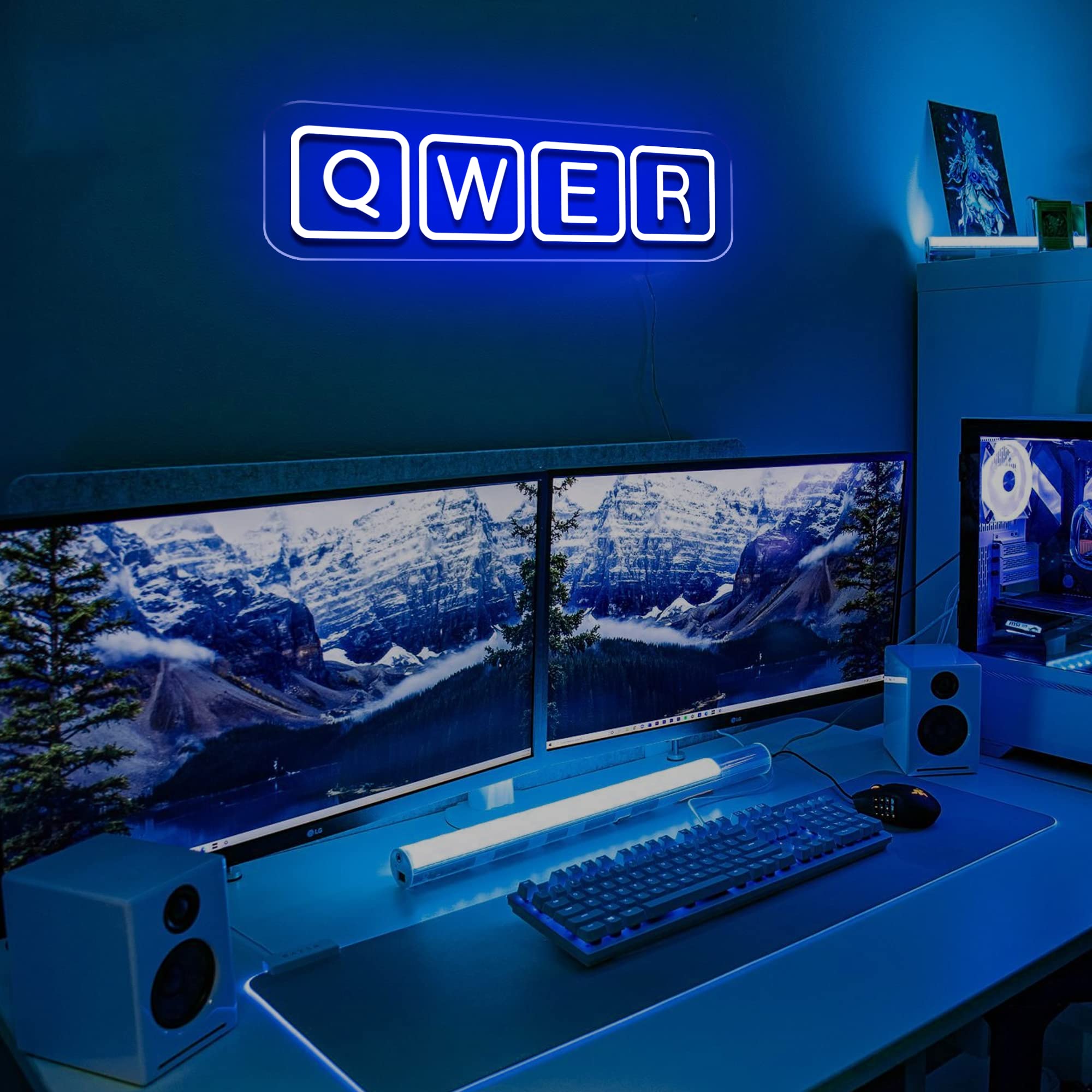 ON AIR PLAY Neon Sign - Let's Play LED Light for Gaming Room, Streaming Studio & Man Cave Decor - Perfect for Twitch Streamers, YouTubers & Gamers