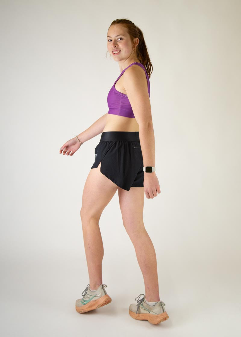 Deep Purple OG Sports Bra for Women - High Support Workout Top for Running, Yoga & Gym - Breathable & Comfortable Activewear