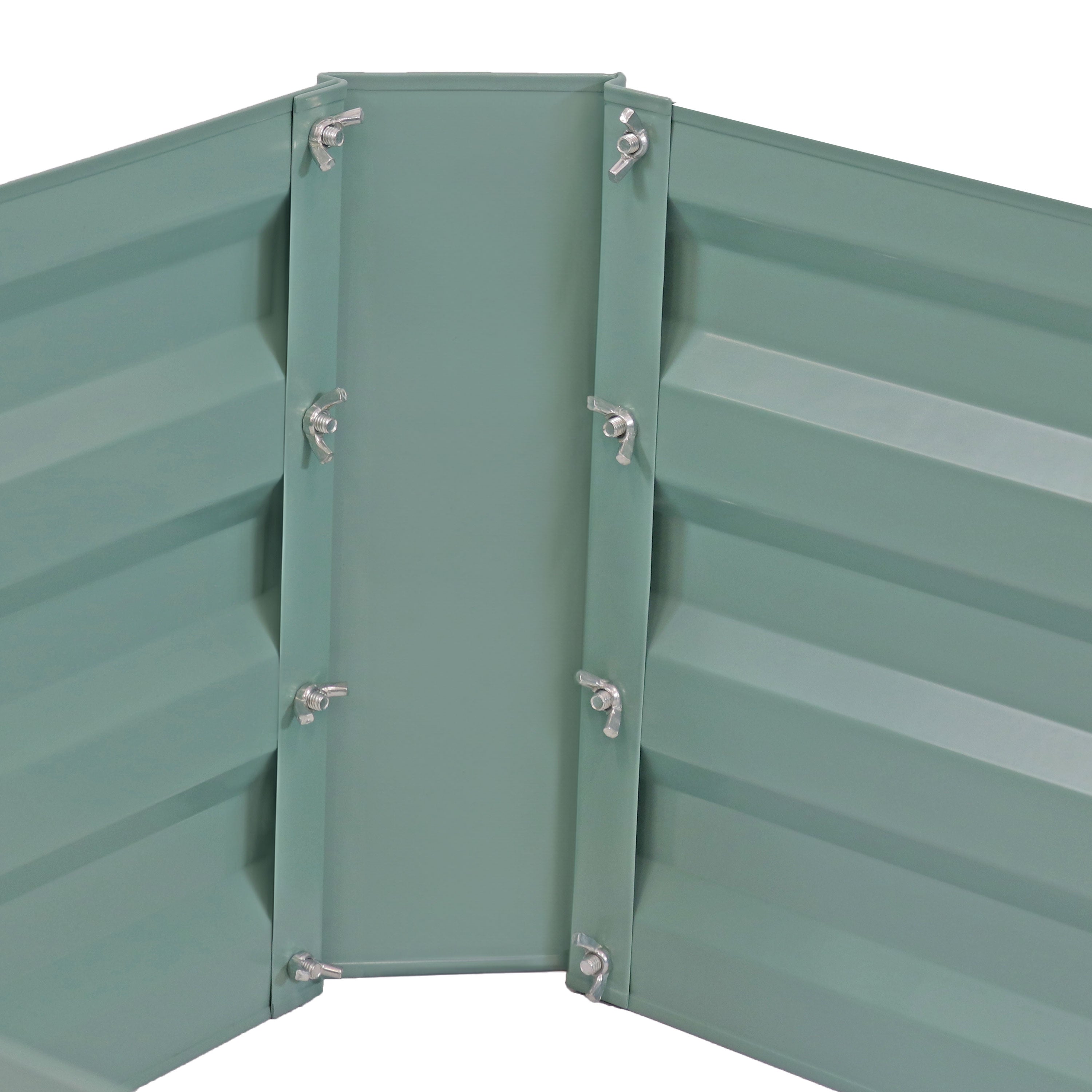 Galvanized Steel Rectangle Raised Garden Bed Kit - 8x4x1ft Outdoor Gardening Planter Box for Vegetables, Flowers & Herbs - Durable Metal Garden Beds for Backyard, Patio & Urban Farming