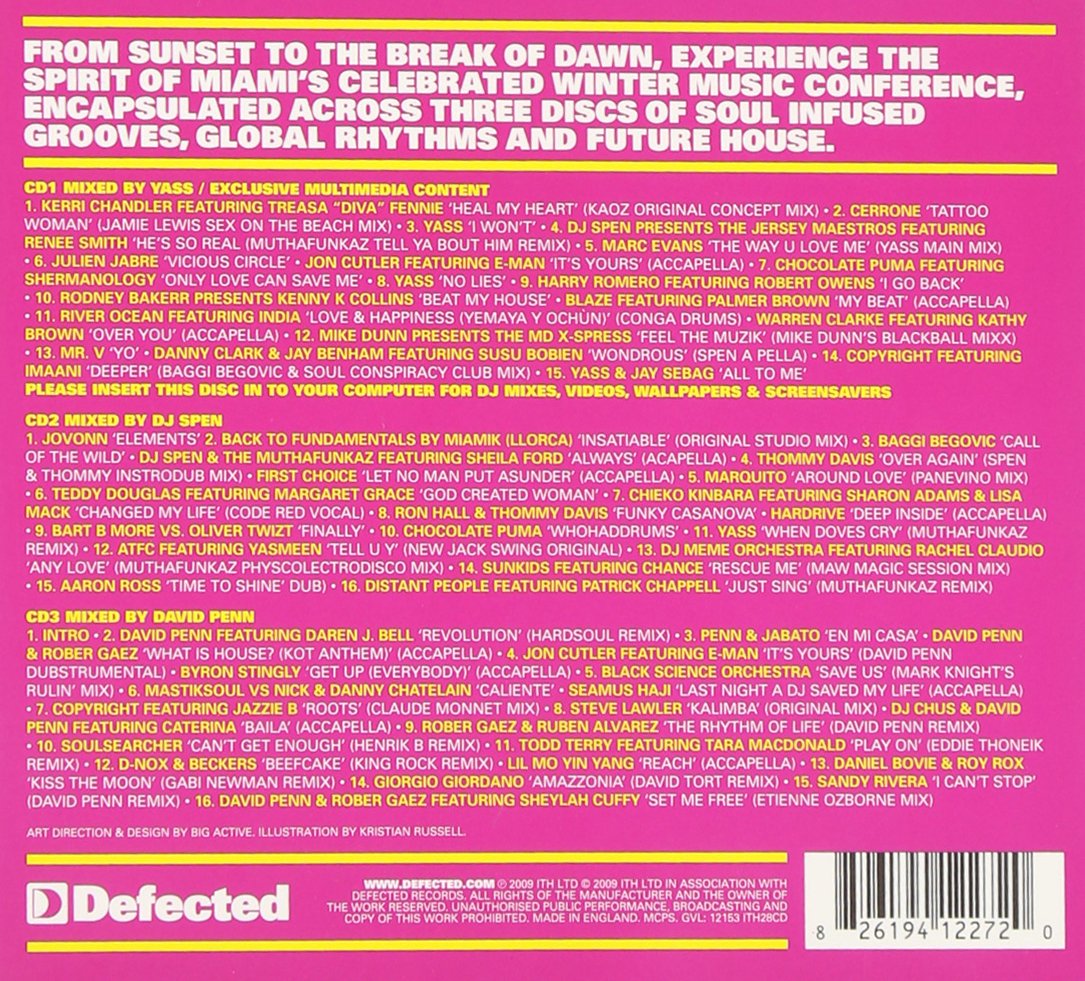Defected in the House Miami 09 - DJ Mix Album | Electronic Dance Music (EDM) | Perfect for Clubs, Parties & Workout Sessions