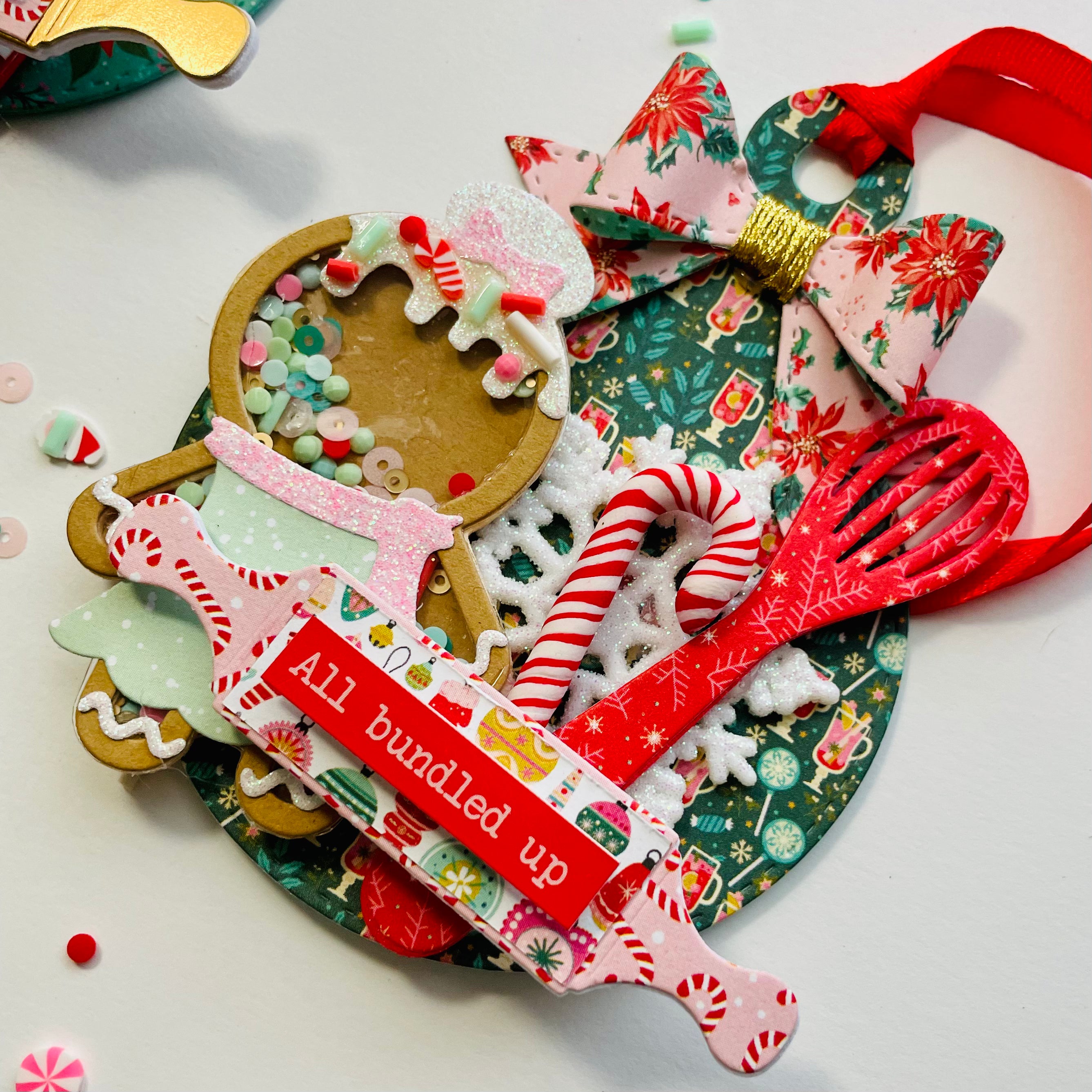 Mini Gingerbread Dolls - Handmade Christmas Decorations for Tree, Home & Holiday Party Decor | Perfect for DIY Crafts, Gifts & Festive Ornaments