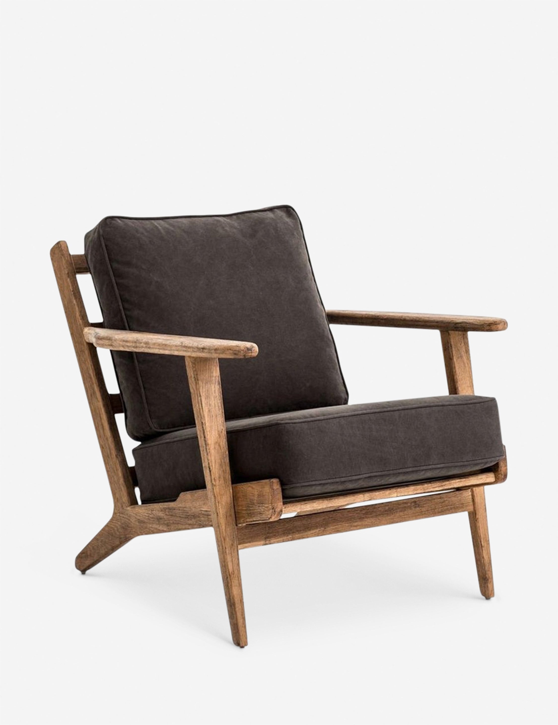 Stylish Austin Accent Chair - Mid-Century Modern Lounge Chair for Living Room, Bedroom & Office - Comfortable Upholstered Armchair with Wooden Legs - Perfect for Reading Nook, Home Decor & Small Spaces