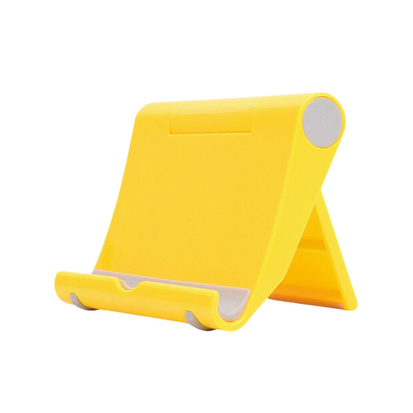 Naruto Sakura Anime Phone Stand Holder - Foldable Adjustable Mobile Phone Dock for Desk, Bed, Office - Compatible with All Smartphones - Perfect for Watching Videos, Gaming & Video Calls (Yellow)