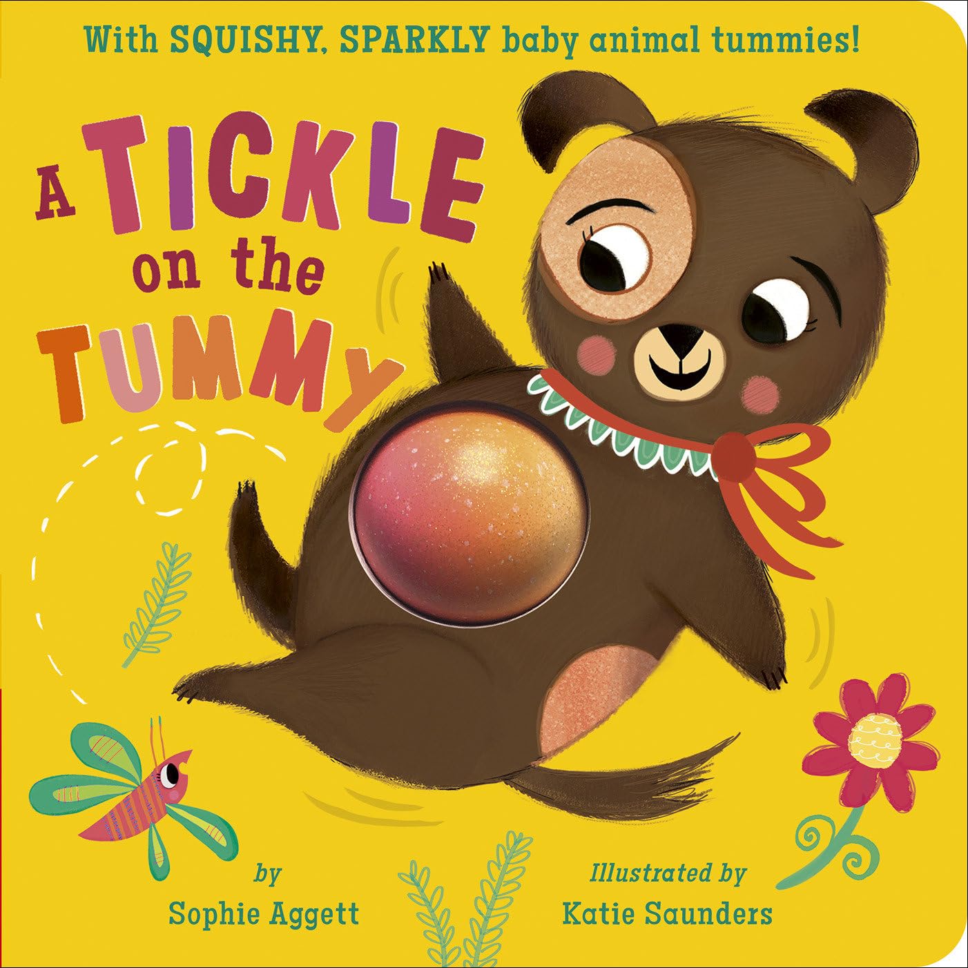 Squishy Sparkly Baby Animal Tummy Book - Interactive Sensory Touch & Feel for Toddlers - Perfect for Bedtime Stories & Early Learning