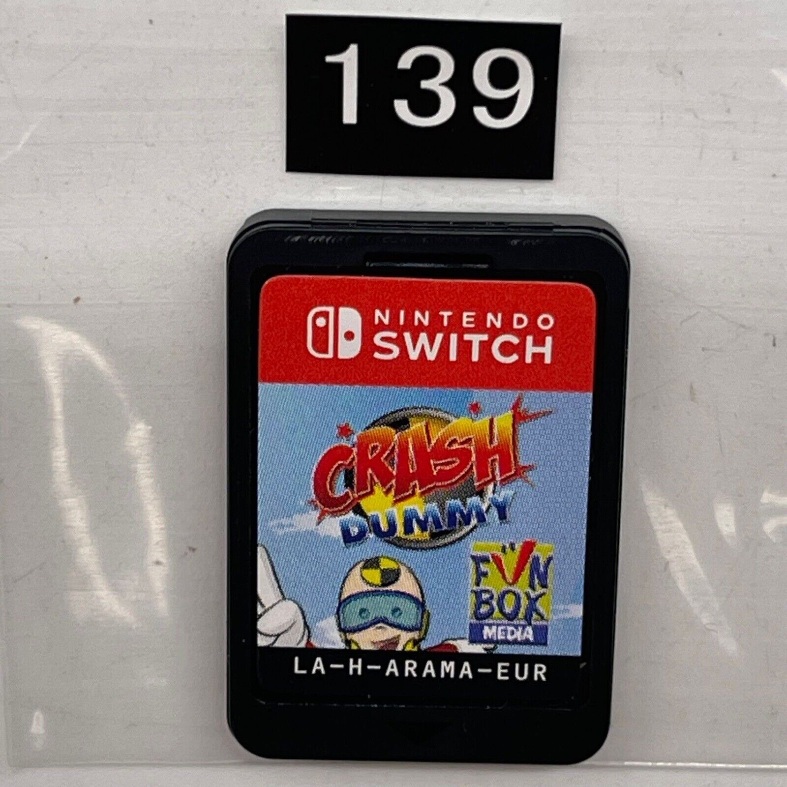 Nintendo Switch Crash Dummy Game Cartridge - Fun Racing Adventure Game for Kids & Adults - Perfect for Family Game Nights & Party Entertainment
