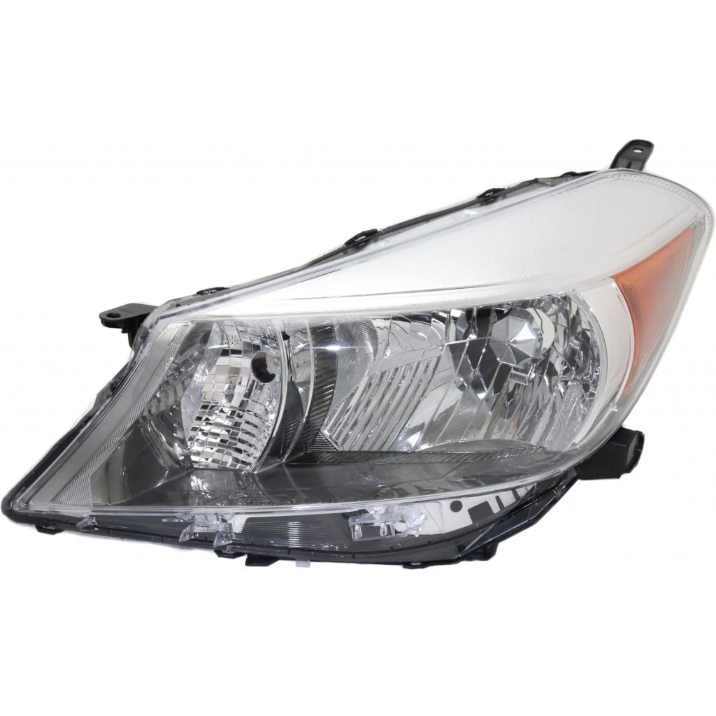 2012-2013 Toyota Yaris Hatchback Driver Side Headlight Assembly - TO2518132 | 81170-52D30 | Replacement for Dim or Broken Headlights | Perfect for Night Driving and Improved Visibility