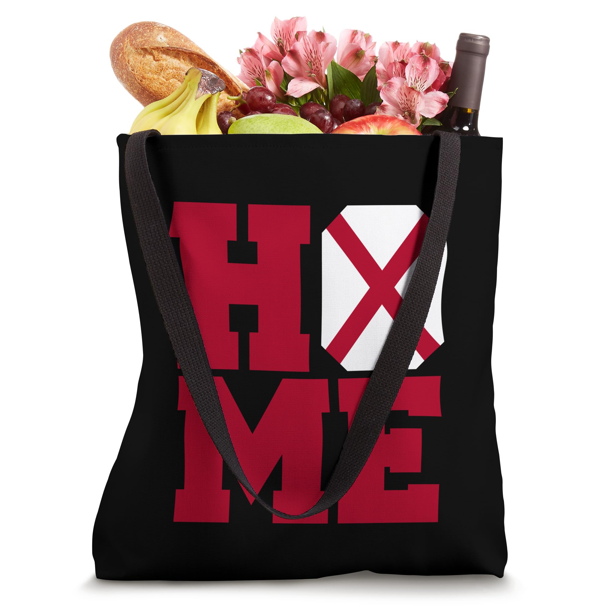 Alabama Tote Bag - Durable Cotton Shopper with State Design - Perfect for Groceries, Beach Trips & Everyday Use